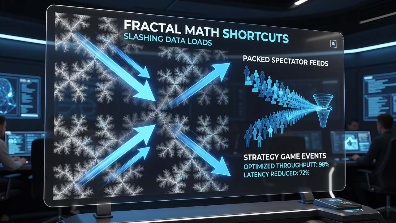 Data flow diagrams showing fractal encoding steps for multiplayer strategy spectator feeds
