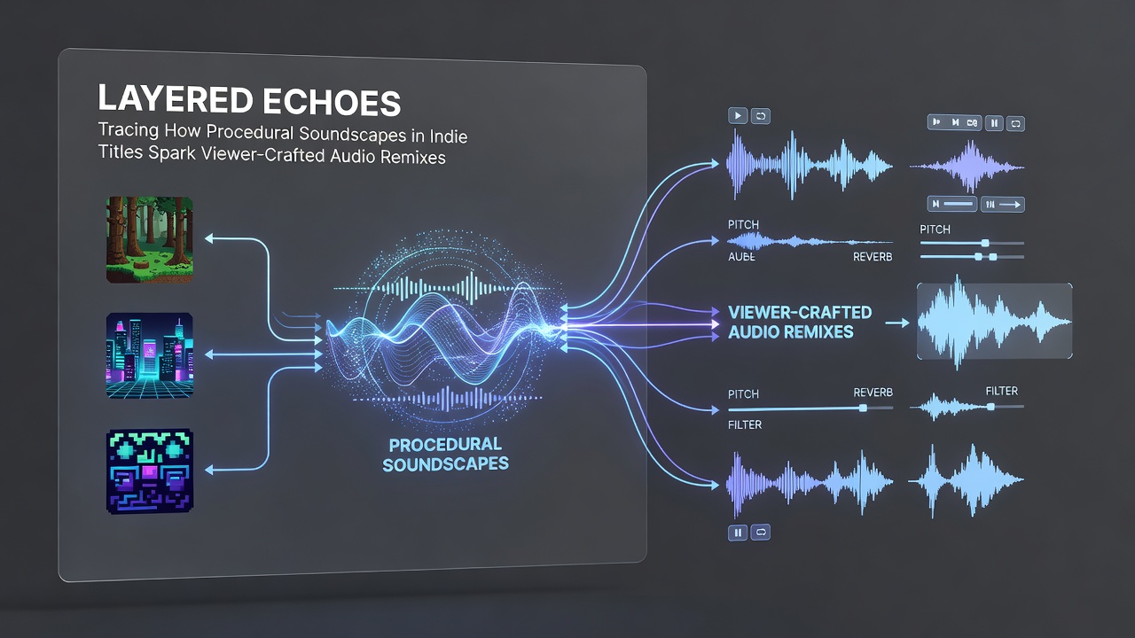 Global broadcast control room showing multiple streams with overlaid viewer audio remixes